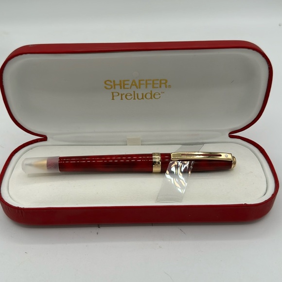 SHEAFFER "PRELUDE" WHITE DOT MECHANICAL PENCIL  NIB - Picture 1 of 4